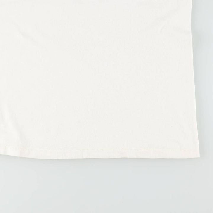 90'S Anvil Floral Art T-Shirt, Made in USA, Women's Size XL (Vintage) cotton white type Vintage Second Hand