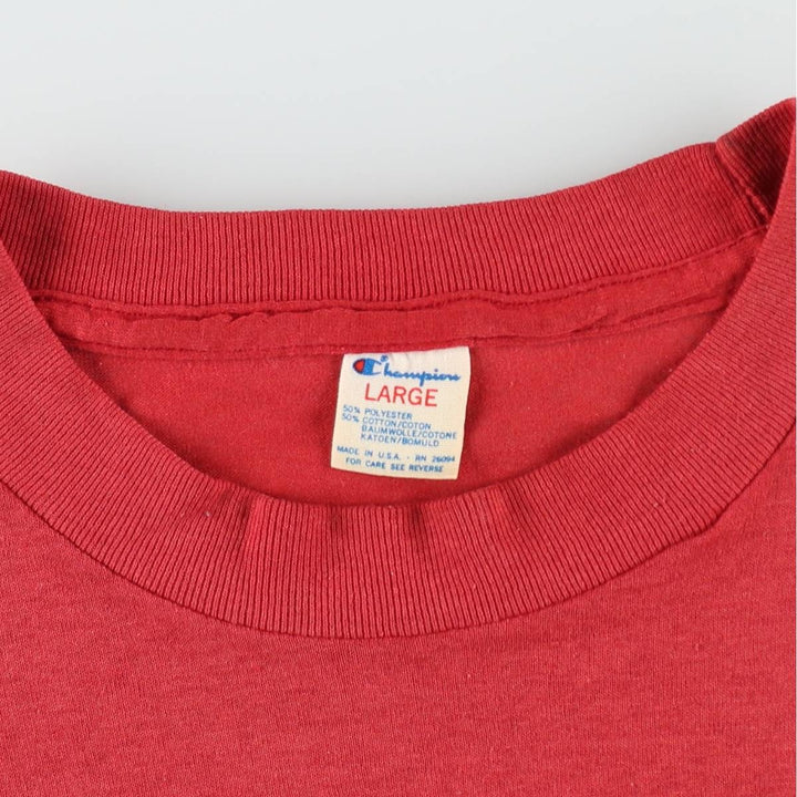80'S Champion Tricot Tag Philadelphia Phillies Sports Print T-Shirt, Women's Size L (approx.), Vintage polyester red type Vintage Second Hand