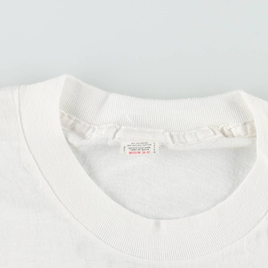 ~90'S ROLEX advertising T-shirt, Made in USA, Men's size M, Vintage polyester white type Vintage Second Hand