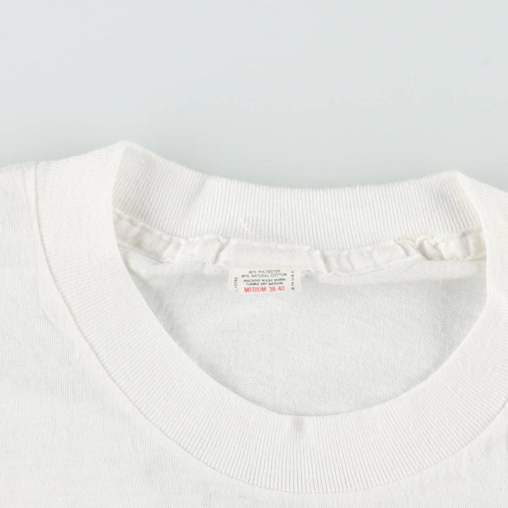 ~90'S ROLEX advertising T-shirt, Made in USA, Men's size M, Vintage polyester white type Vintage Second Hand