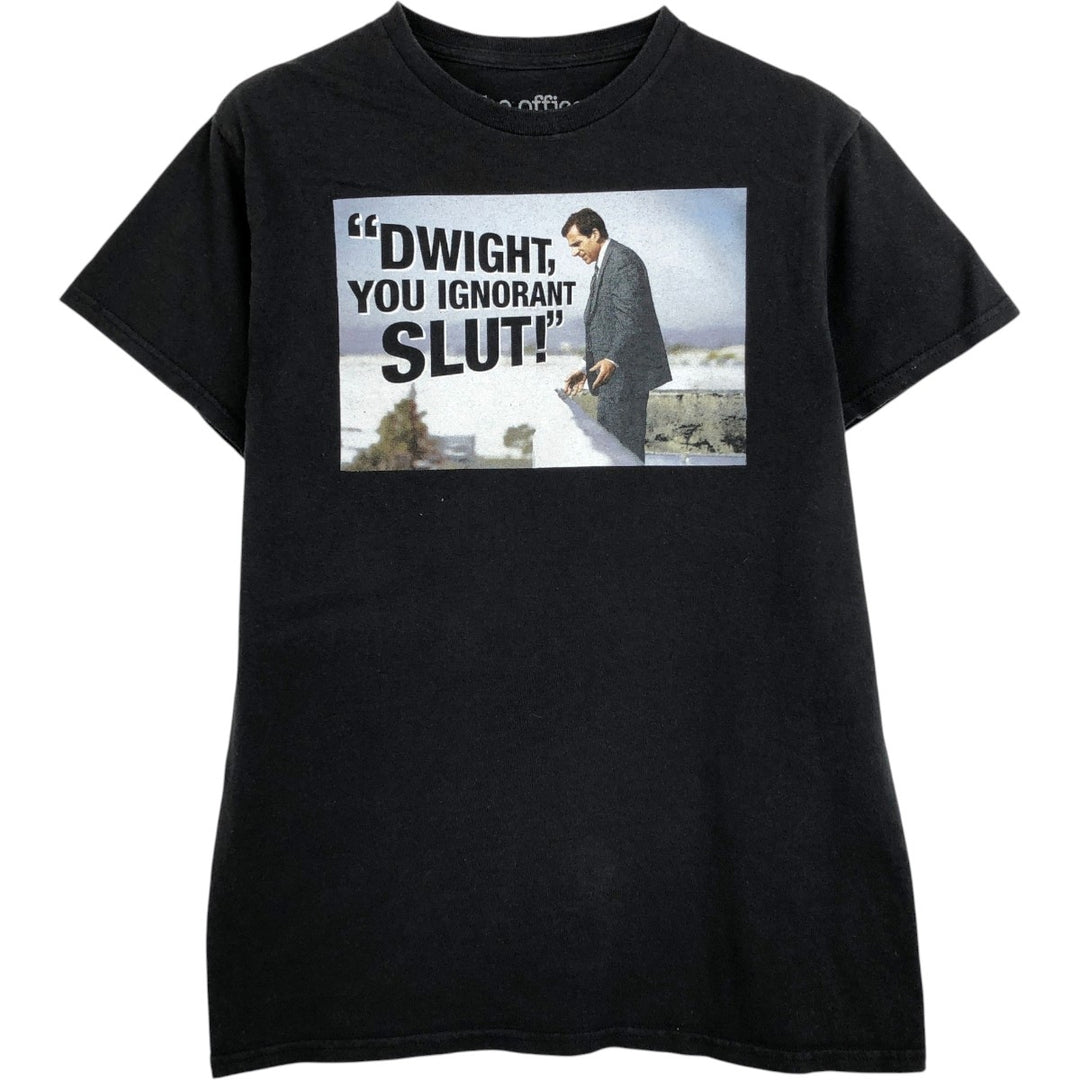 THE OFFICE Movie T-shirt (Women's Size S) cotton black type Vintage Second Hand