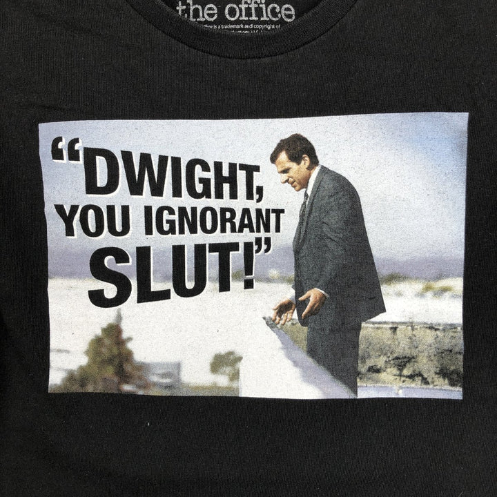 THE OFFICE Movie T-shirt (Women's Size S) cotton black type Vintage Second Hand
