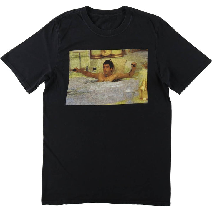 Scarface movie t-shirt (women's size S) cotton black type Vintage Second Hand