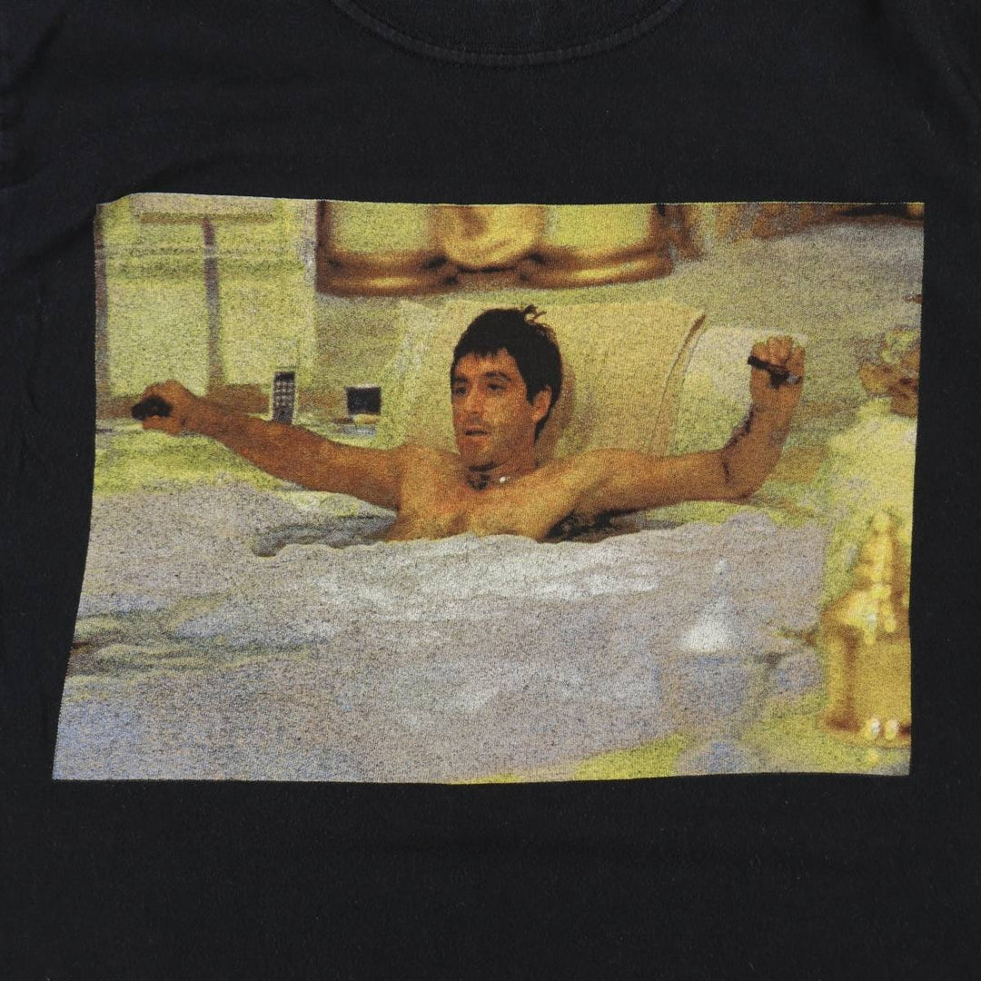 Scarface movie t-shirt (women's size S) cotton black type Vintage Second Hand