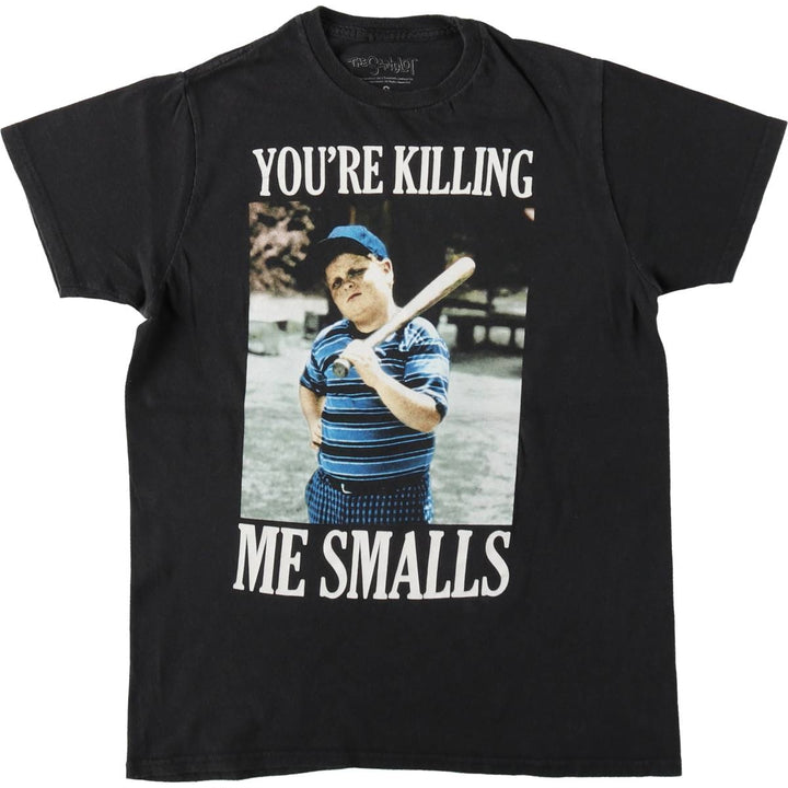 THE SANDLOT Movie T-shirt (Women's Size S) cotton black type Vintage Second Hand