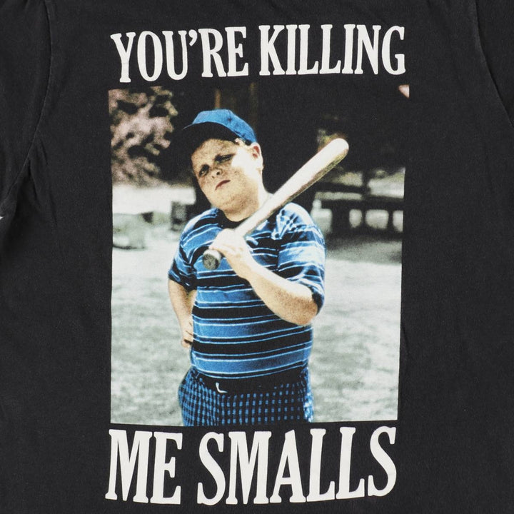 THE SANDLOT Movie T-shirt (Women's Size S) cotton black type Vintage Second Hand