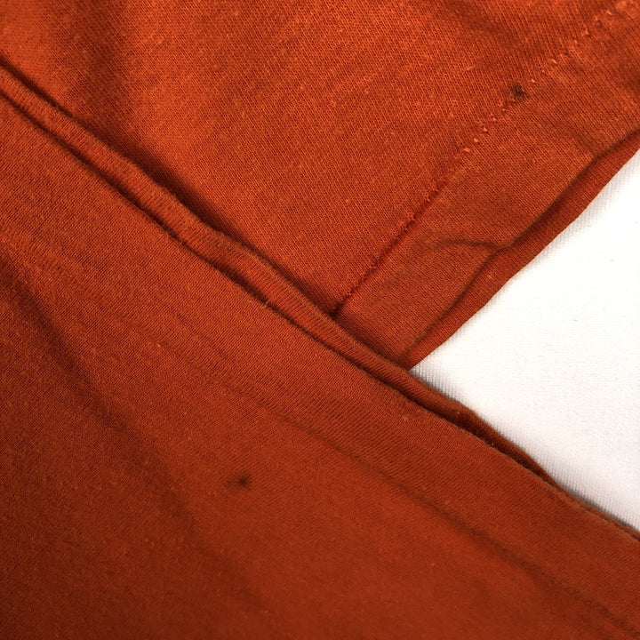 1970'S College T-shirt, Women's Size S (approx.), Vintage unclear orange type Vintage Second Hand