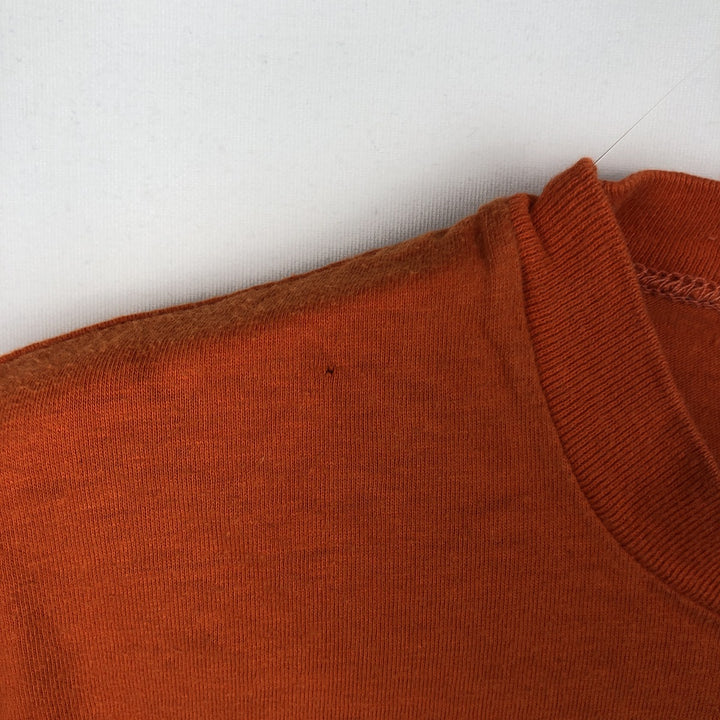 1970'S College T-shirt, Women's Size S (approx.), Vintage unclear orange type Vintage Second Hand