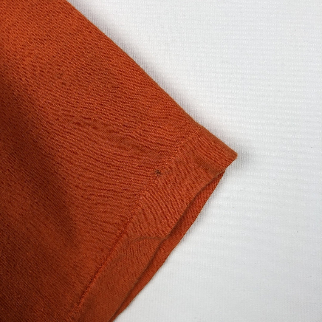 1970'S College T-shirt, Women's Size S (approx.), Vintage unclear orange type Vintage Second Hand
