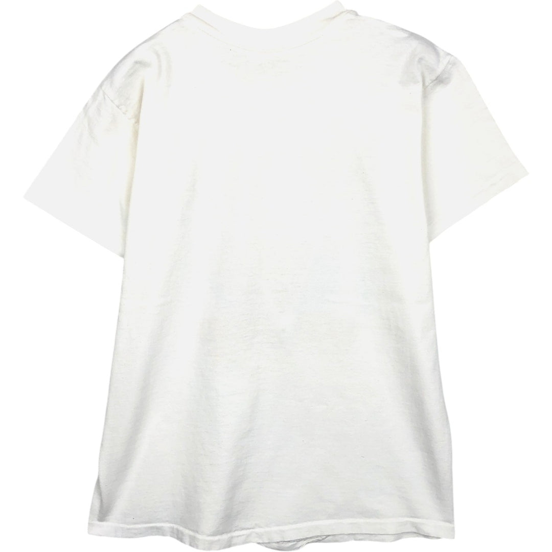 70s-80'S Velva Sheen College T-shirt, Women's Size M (approx.), Vintage cotton white type Vintage Second Hand