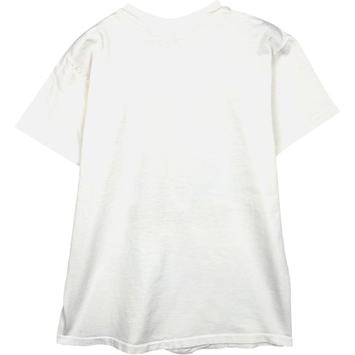 70s-80'S Velva Sheen College T-shirt, Women's Size M (approx.), Vintage cotton white type Vintage Second Hand