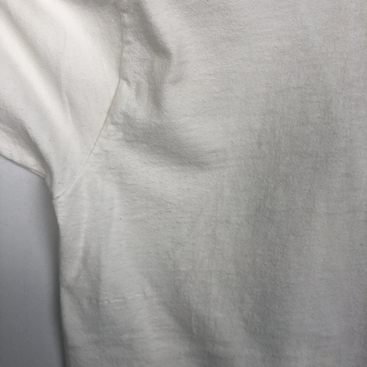 70s-80'S Velva Sheen College T-shirt, Women's Size M (approx.), Vintage cotton white type Vintage Second Hand