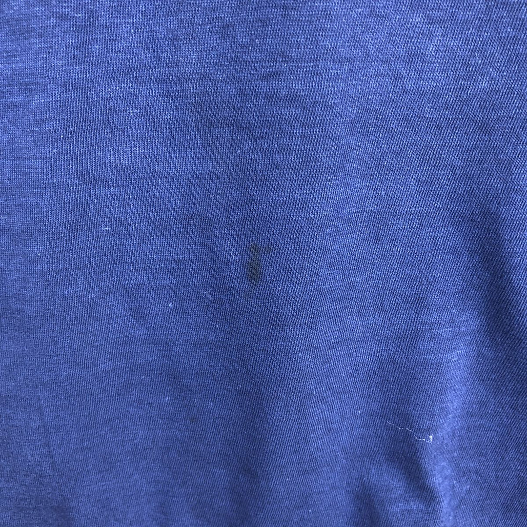 80'S Eastport College T-shirt, Made in USA, Men's Size S (approx.), Vintage cotton navy blue type Vintage Second Hand