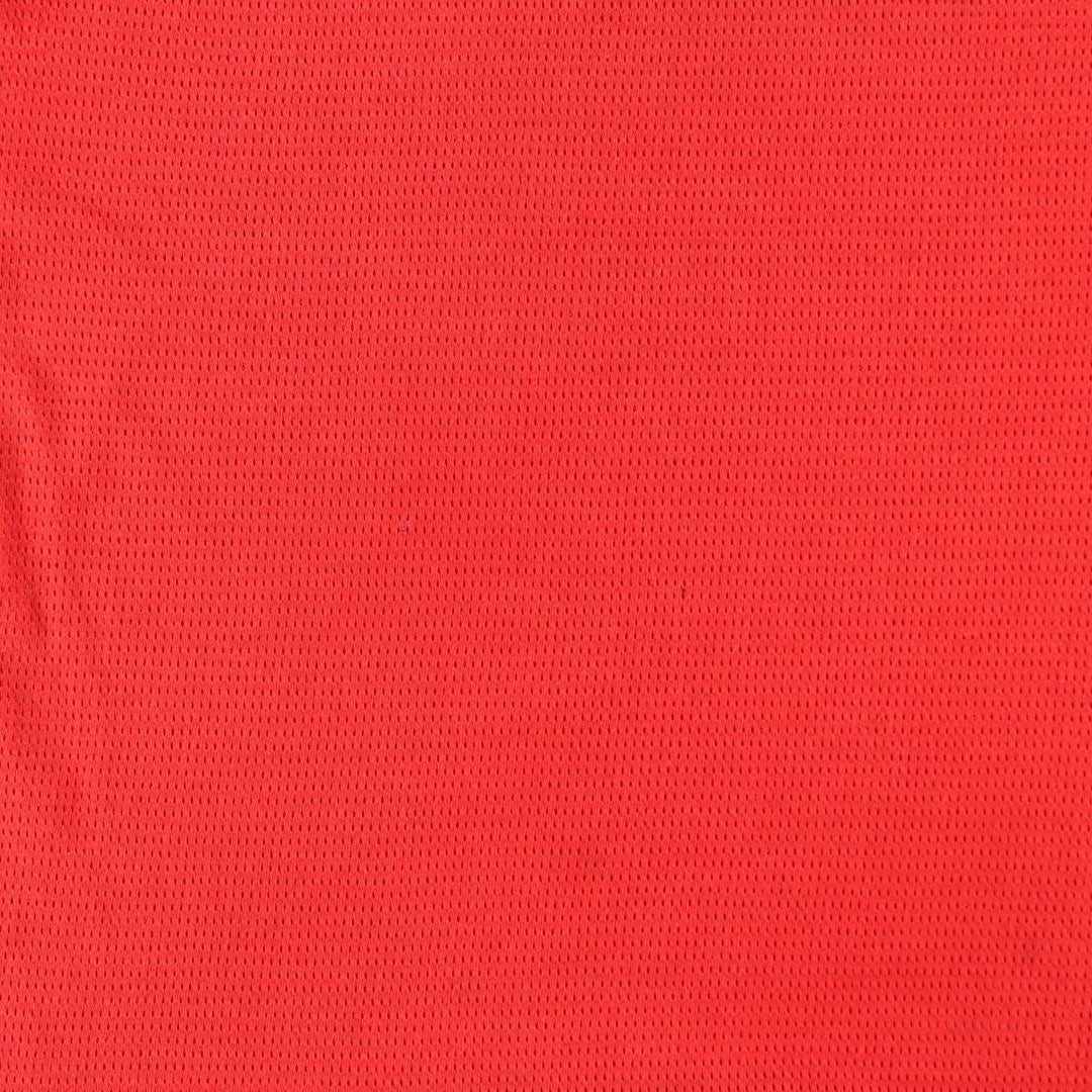 80'S Nike Navy Tag Mesh Logo Print T-Shirt, Women's Size L (approx.), Vintage unclear red type Vintage Second Hand