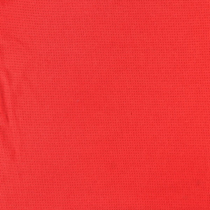 80'S Nike Navy Tag Mesh Logo Print T-Shirt, Women's Size L (approx.), Vintage unclear red type Vintage Second Hand