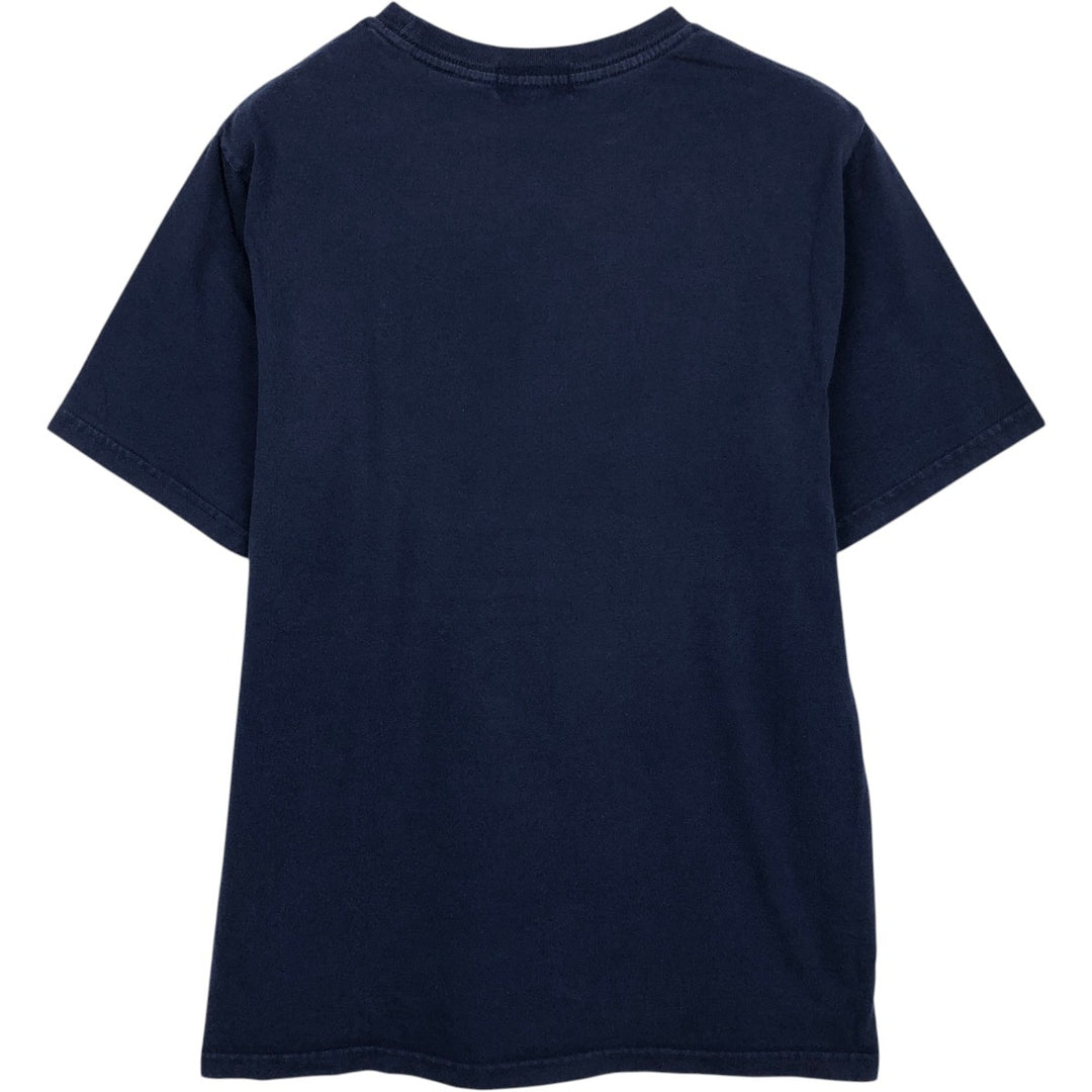 Ralph Lauren POLO RALPH LAUREN Short-Sleeve T-Shirt with One-Point Logo, Women's Size M (approx.) cotton navy blue type Vintage Second Hand