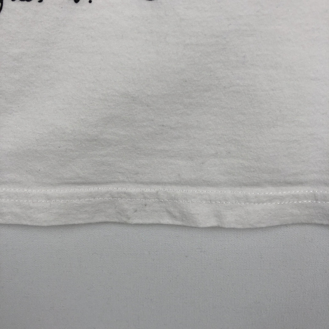 agnes b. To b.by agnes b. Short-sleeved printed T-shirt, women's size S (equivalent) cotton white type Vintage Second Hand