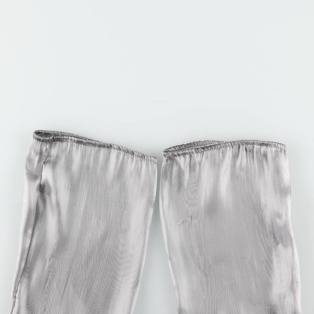 INC INTERNATIONAL CONCEPTS Cache-Coeur Long-Sleeve Sheer Blouse (Women's Size XL) unclear Silver type Vintage Second Hand