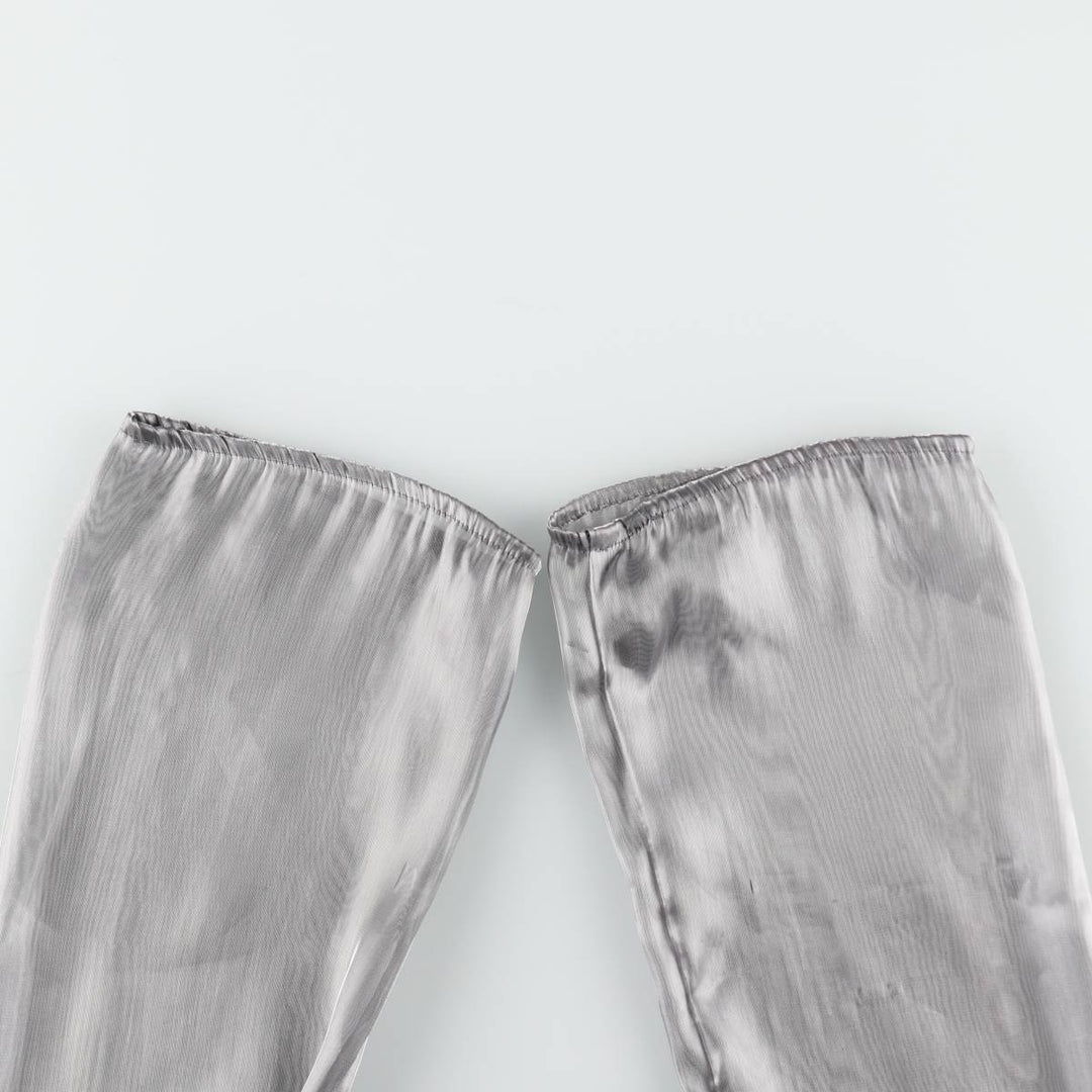 INC INTERNATIONAL CONCEPTS Cache-Coeur Long-Sleeve Sheer Blouse (Women's Size XL) unclear Silver type Vintage Second Hand