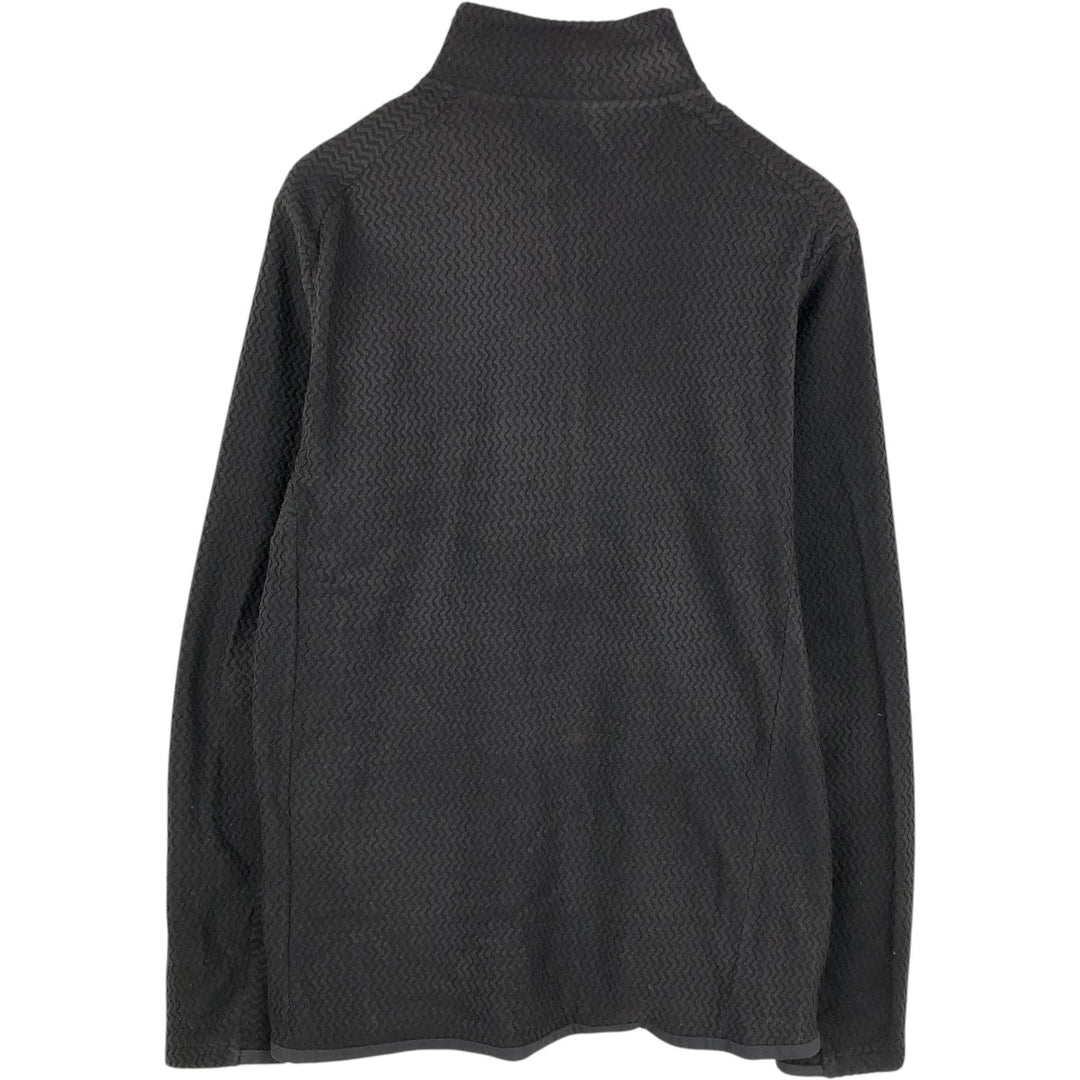 Patagonia R1 Air Zip Neck 40245FA21 Half-Zip Fleece Pullover (Men's Size M) recycled polyester black type Vintage Second Hand