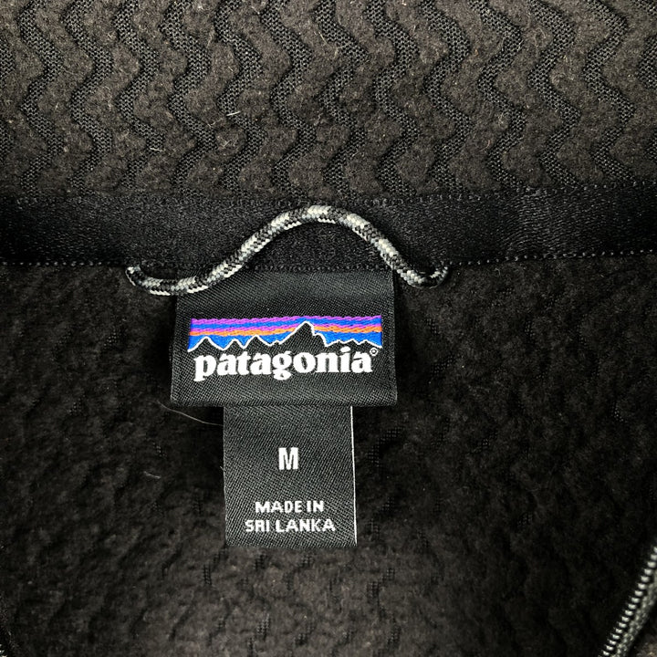Patagonia R1 Air Zip Neck 40245FA21 Half-Zip Fleece Pullover (Men's Size M) recycled polyester black type Vintage Second Hand
