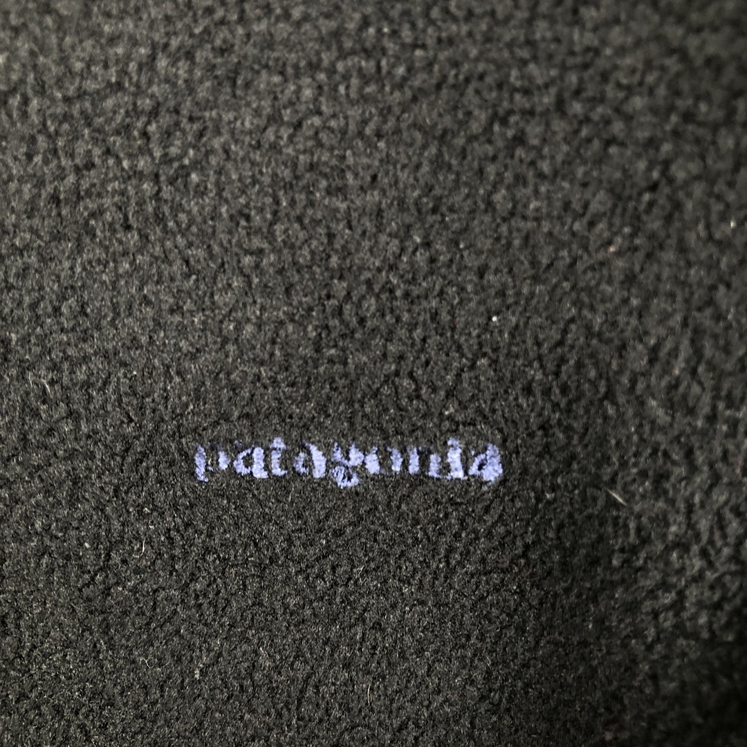 Patagonia CAPILENE 43482 Half-Zip Fleece Pullover (Men's Size L) polyester black type Vintage Second Hand