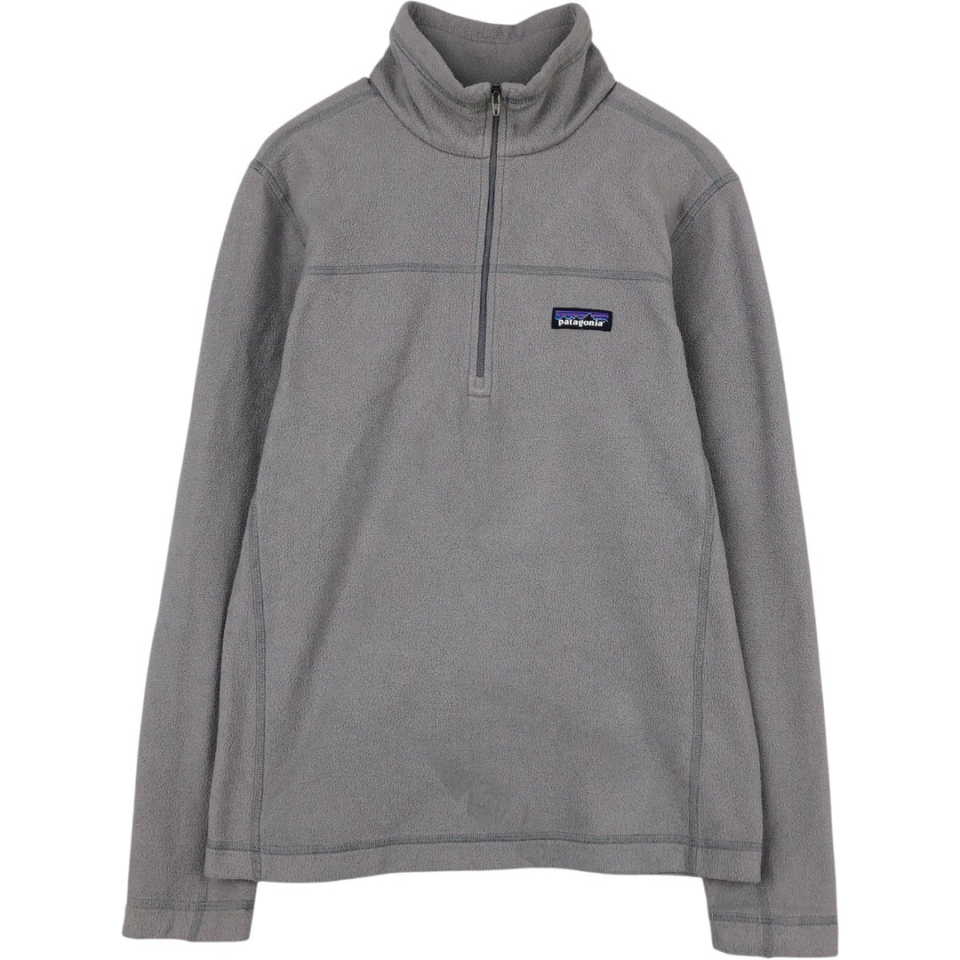 Patagonia Micro D Pullover 26176SP19 Half-Zip Fleece Pullover, Men's Size XS (approx.) unclear gray type Vintage Second Hand