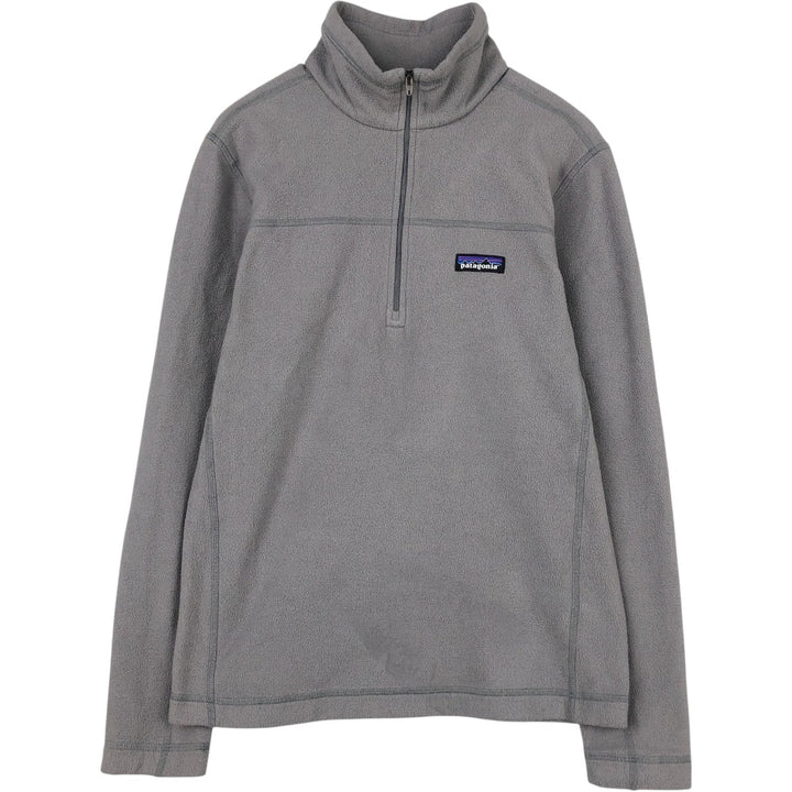 Patagonia Micro D Pullover 26176SP19 Half-Zip Fleece Pullover, Men's Size XS (approx.) unclear gray type Vintage Second Hand