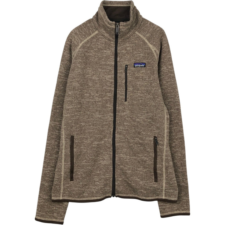 Patagonia Better Sweater Jacket 25527FA16 Fleece Jacket Men's Size M (approx.) polyester beige type brown Vintage Second Hand
