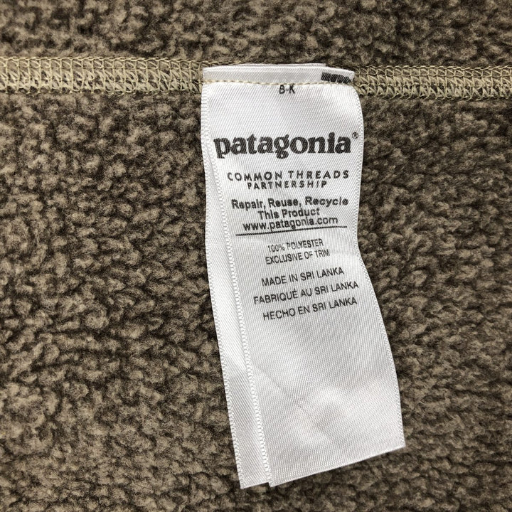 Patagonia Better Sweater Jacket 25527FA16 Fleece Jacket Men's Size M (approx.) polyester beige type brown Vintage Second Hand