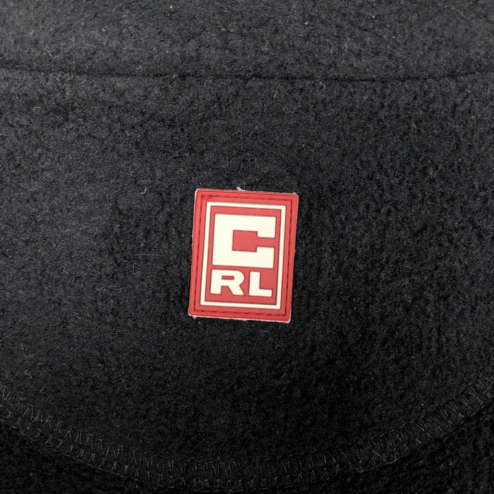 Ralph Lauren CHAPS fleece jacket, men's size L polyester black type Vintage Second Hand