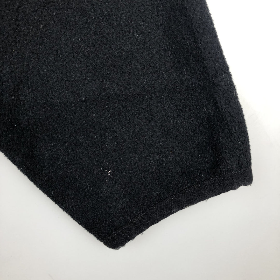 Ralph Lauren CHAPS fleece jacket, men's size L polyester black type Vintage Second Hand