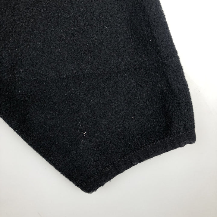 Ralph Lauren CHAPS fleece jacket, men's size L polyester black type Vintage Second Hand