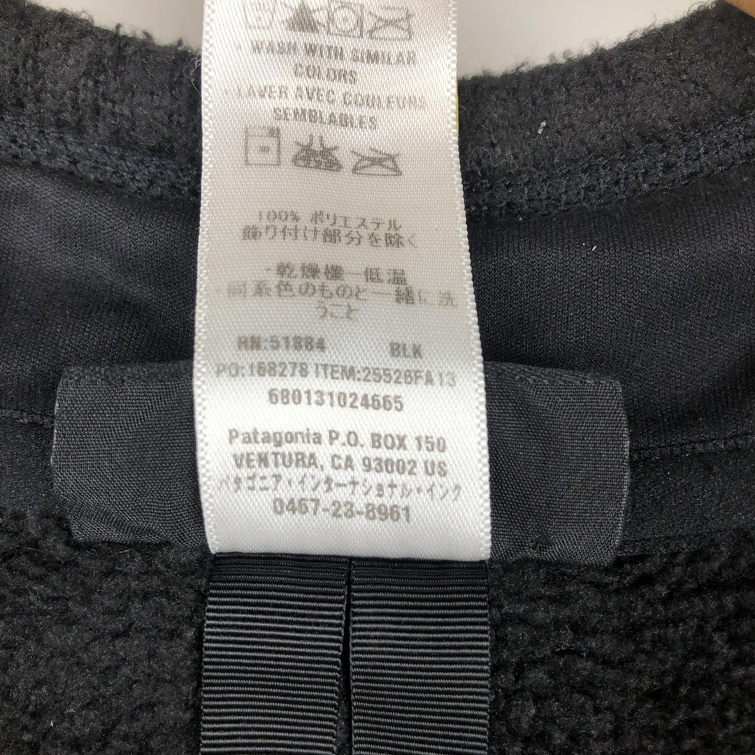 Patagonia Better Sweater Jacket 25526FA13 Fleece Jacket Men's XL equivalent polyester black type Vintage Second Hand