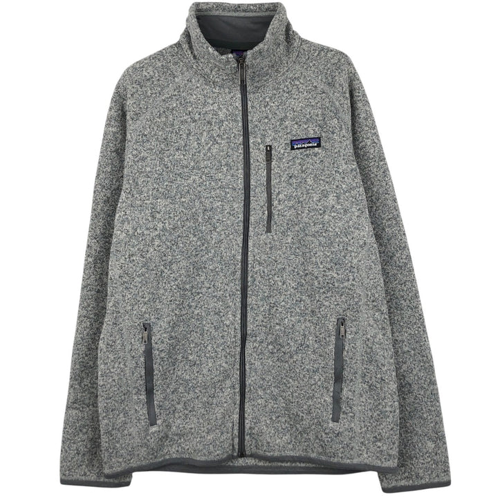 Patagonia Better Sweater Jacket 25527FA18 Advertising Fleece Jacket, Men's Size M (approx.) polyester gray type Vintage Second Hand