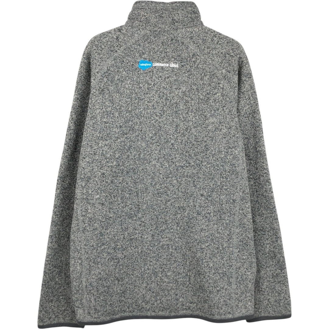 Patagonia Better Sweater Jacket 25527FA18 Advertising Fleece Jacket, Men's Size M (approx.) polyester gray type Vintage Second Hand