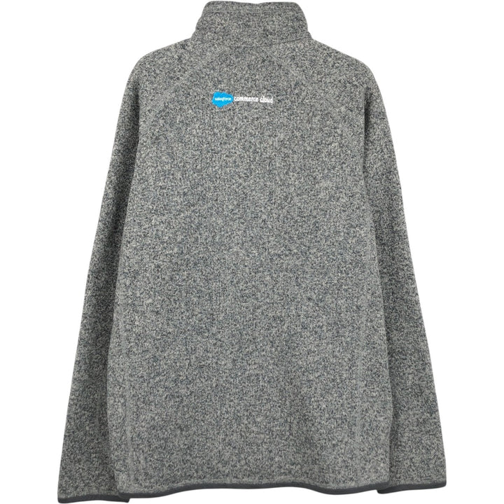 Patagonia Better Sweater Jacket 25527FA18 Advertising Fleece Jacket, Men's Size M (approx.) polyester gray type Vintage Second Hand