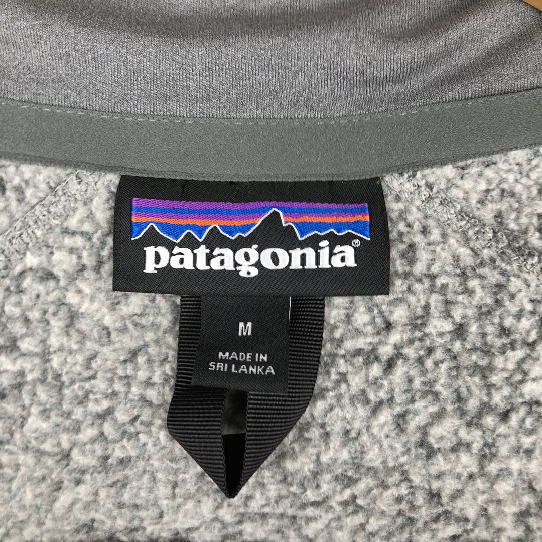 Patagonia Better Sweater Jacket 25527FA18 Advertising Fleece Jacket, Men's Size M (approx.) polyester gray type Vintage Second Hand