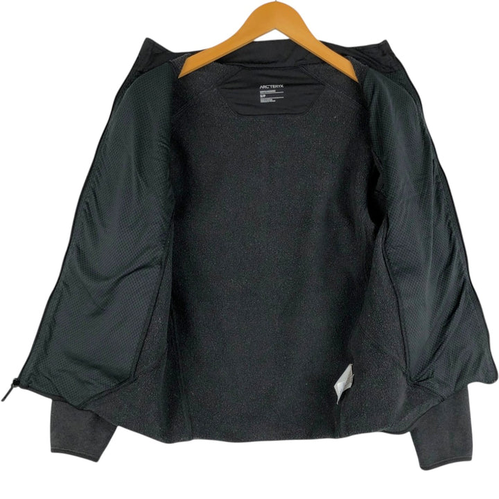 Arc'teryx Covert Cardigan Fleece Jacket, Men's Size S (approx.) polyester Charcoal Vintage Second Hand