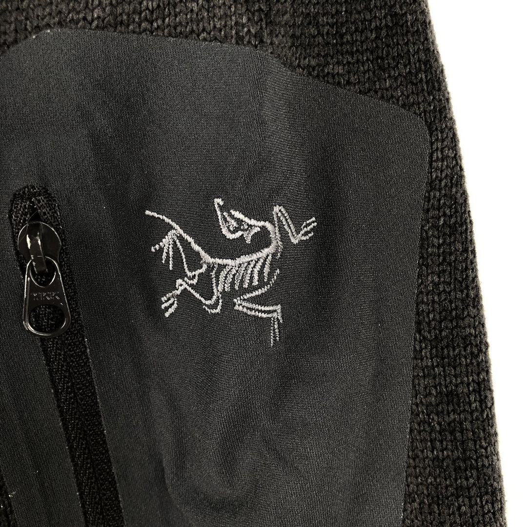 Arc'teryx Covert Cardigan Fleece Jacket, Men's Size S (approx.) polyester Charcoal Vintage Second Hand