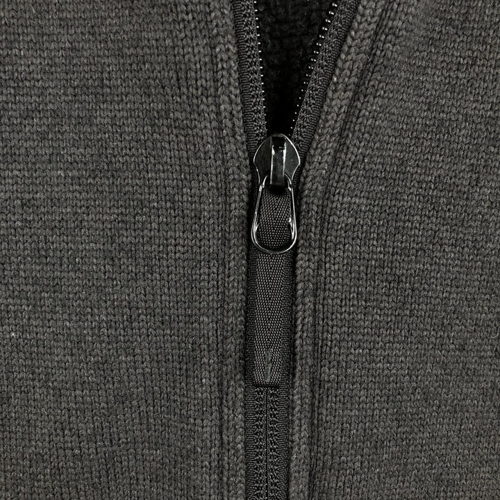 Arc'teryx Covert Cardigan Fleece Jacket, Men's Size S (approx.) polyester Charcoal Vintage Second Hand