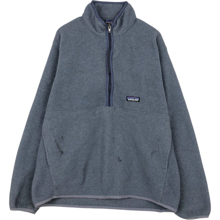 2000'S Patagonia SYNCHILLA 25735FA02 Half-Zip Fleece Pullover, Men's Size M (approx.) polyester gray type Vintage Second Hand