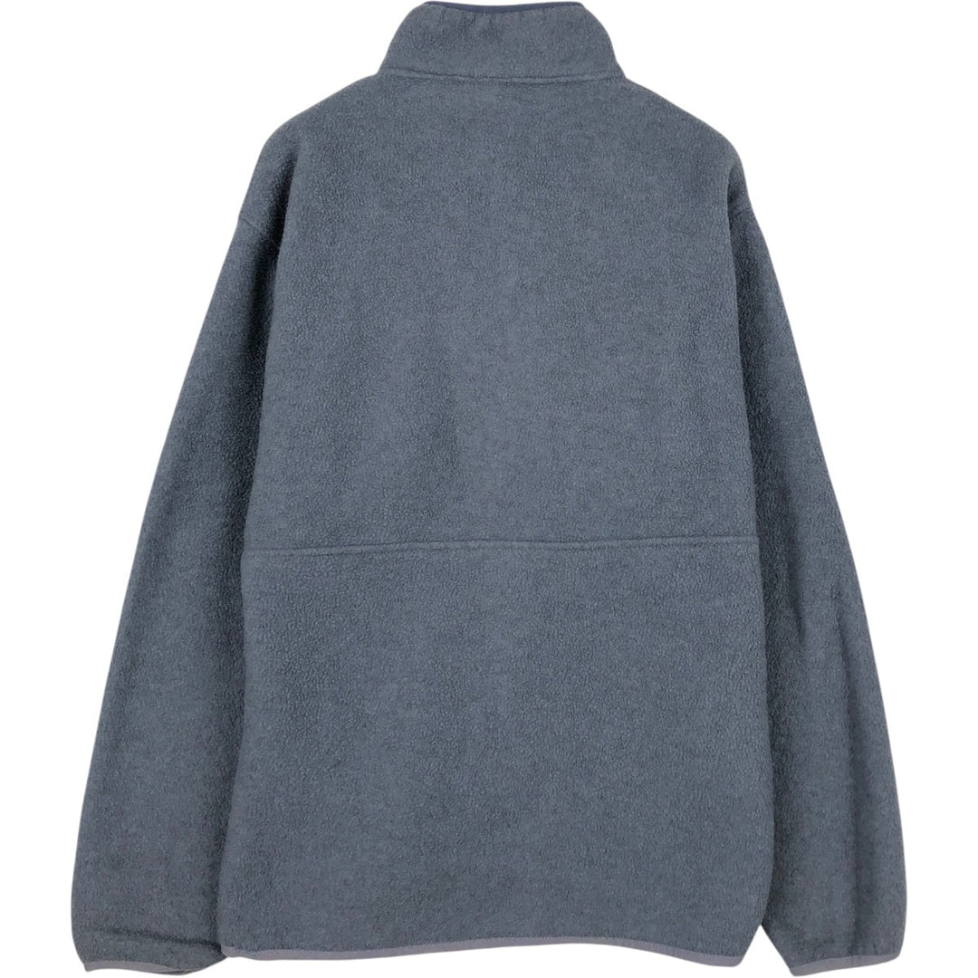 2000'S Patagonia SYNCHILLA 25735FA02 Half-Zip Fleece Pullover, Men's Size M (approx.) polyester gray type Vintage Second Hand