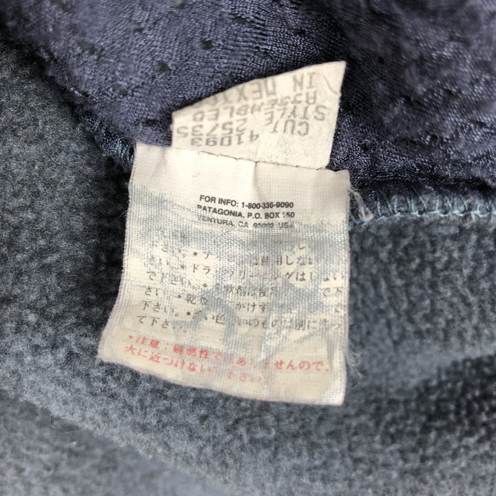 2000'S Patagonia SYNCHILLA 25735FA02 Half-Zip Fleece Pullover, Men's Size M (approx.) polyester gray type Vintage Second Hand