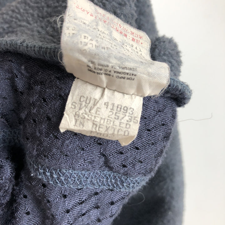 2000'S Patagonia SYNCHILLA 25735FA02 Half-Zip Fleece Pullover, Men's Size M (approx.) polyester gray type Vintage Second Hand