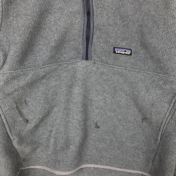 2000'S Patagonia SYNCHILLA 25735FA02 Half-Zip Fleece Pullover, Men's Size M (approx.) polyester gray type Vintage Second Hand