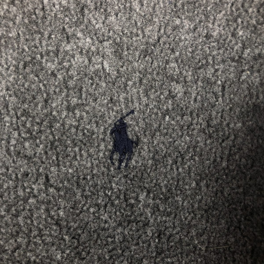 Ralph Lauren POLO by Ralph Lauren fleece jacket, men's size XL polyester gray type Vintage Second Hand