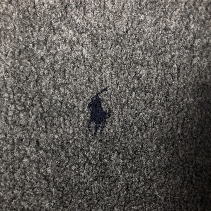 Ralph Lauren POLO by Ralph Lauren fleece jacket, men's size XL polyester gray type Vintage Second Hand