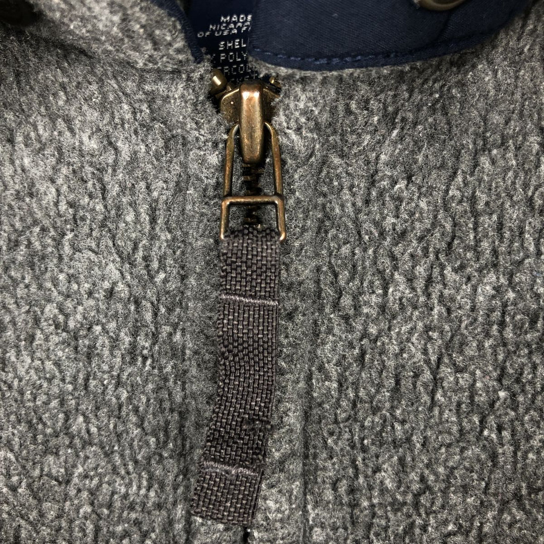 Ralph Lauren POLO by Ralph Lauren fleece jacket, men's size XL polyester gray type Vintage Second Hand