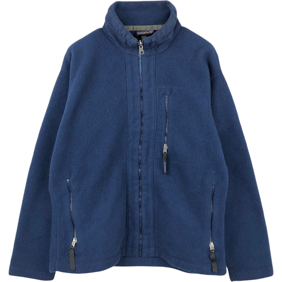 00'S Patagonia SYNCHILLA 25391FA00 Fleece Jacket Made in USA Men's M polyester navy blue type Vintage Second Hand
